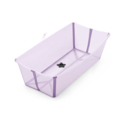 Flexi bath X large Stokke transparente con ribetes en azul. 2