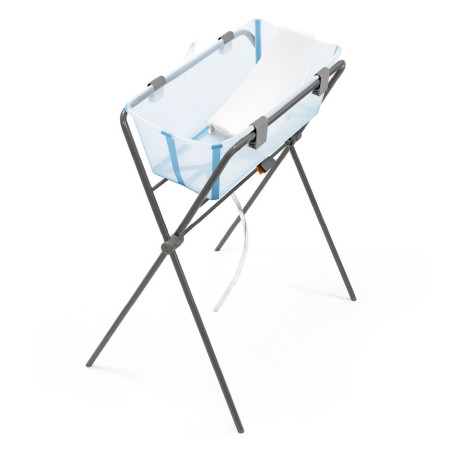 Bañera verde transparente FLEXI BATH STOKKE + soporte y patas.