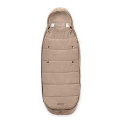 saco cubrepiés cybex gold footmuff en color azul, stormy blue 01 2
