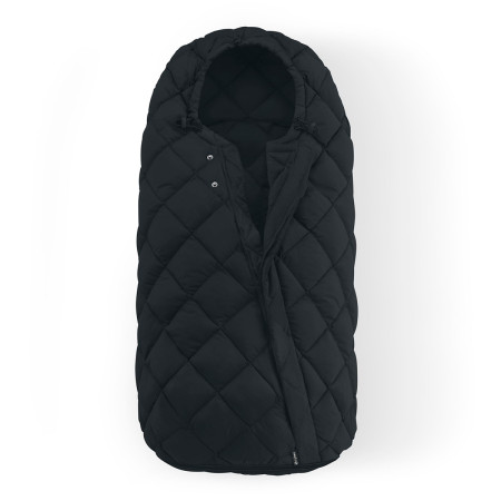 saco cubrepiés cybex snogga 2 en color negro, moon black 01
