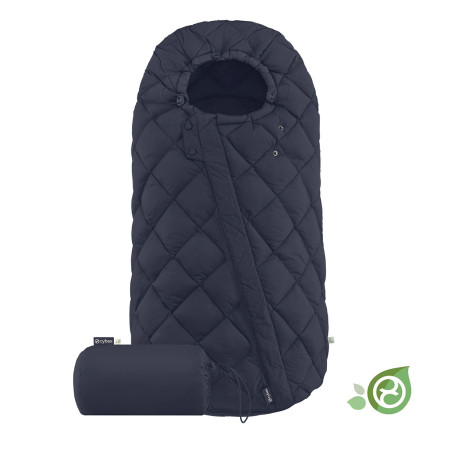 saco cubrepiés cybex snogga 2 en color azul, ocean blue 01