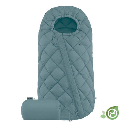 saco cubrepiés cybex snogga 2 en color azul, sky blue 01