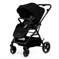 duo kinderkraft yoxi cochecito y capazo en color negro pure black 2