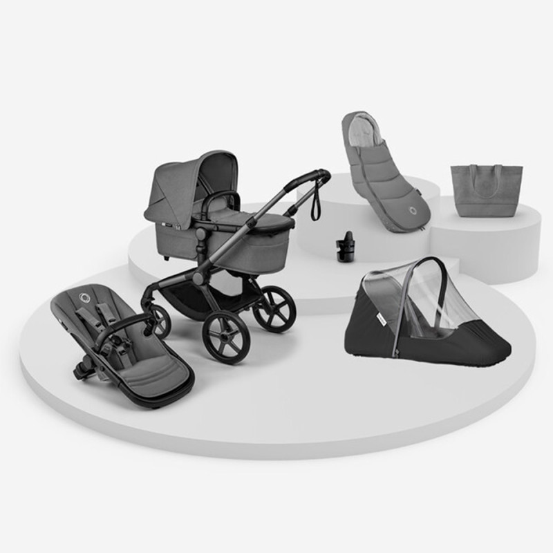 pack imprescindibles de bugaboo fox 5 renew para recién nacido de invierno