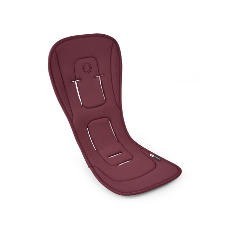 colchoneta integral de bugaboo en color rojo dark cherry