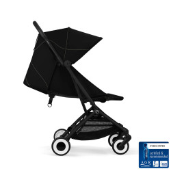 silla de paseo cybex orfeo en color negro magic black 2