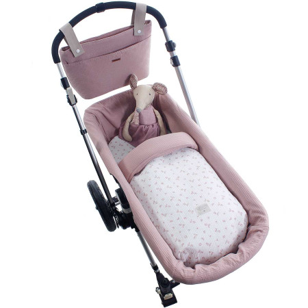saco de capazo Uzturre Flavia en color rosa
