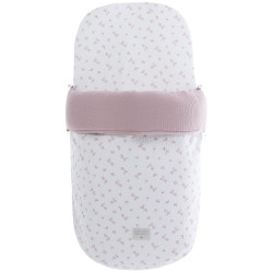 saco de capazo Uzturre Flavia en color rosa 2