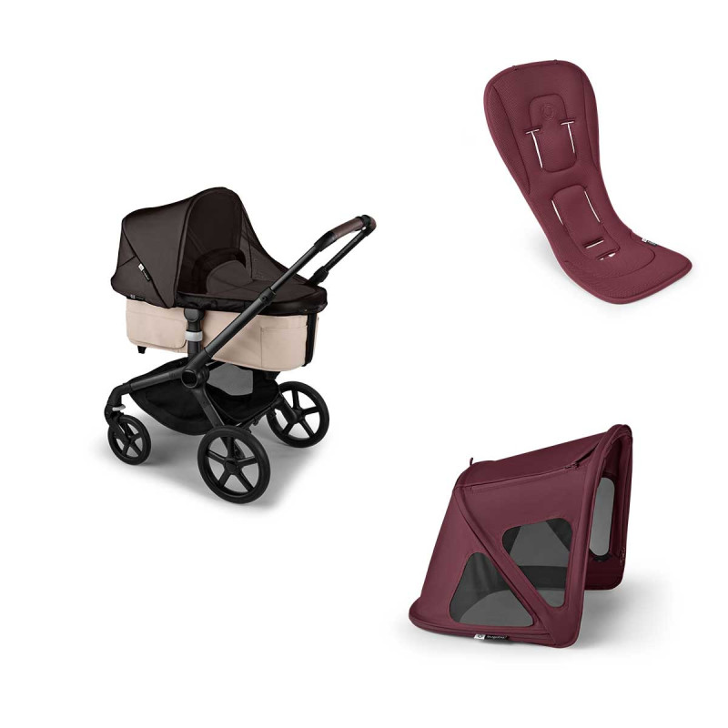 Bugaboo pack verano capota ventilada, colchoneta y mosquitera