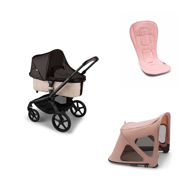 Bugaboo pack verano capota ventilada, colchoneta y mosquitera