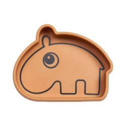 plato de silicona ozzo de done by deer en color grey 2