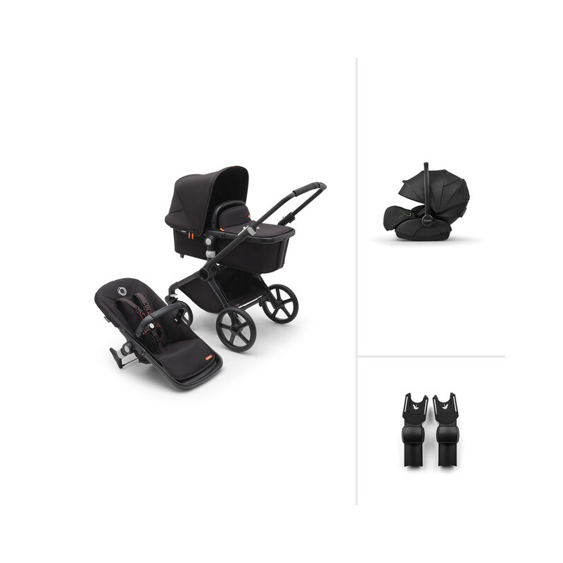 Bugaboo pack  Fox Cub cochecito y silla coche trio