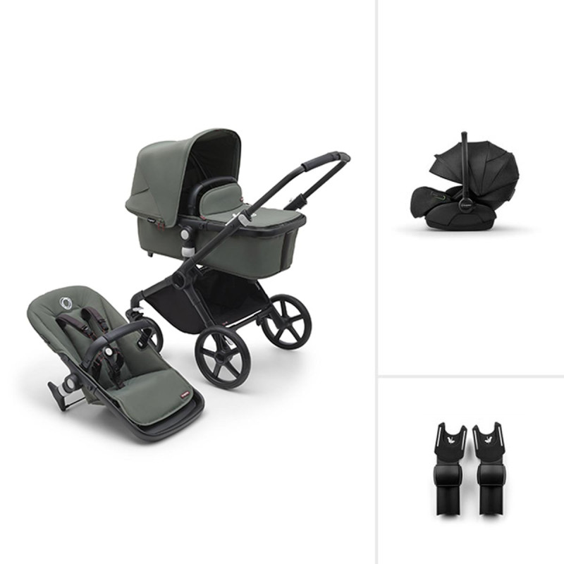 Bugaboo pack  Fox Cub cochecito y silla coche trio