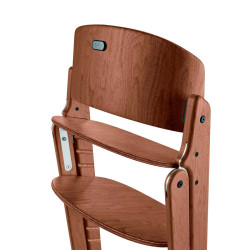Cybex Click & Fold trona en color marrón  all natural dark 2