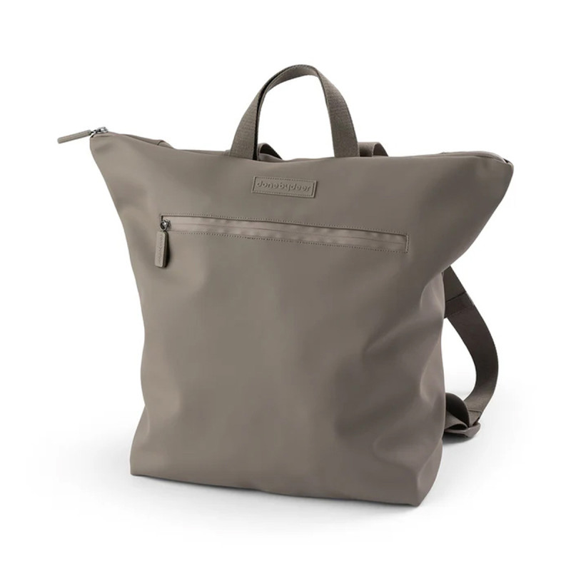 mochila cambiador done by deer en color marrón taupe