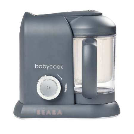 robot de cocina 6 en 1 SOLO de Beaba en color gris dark grey