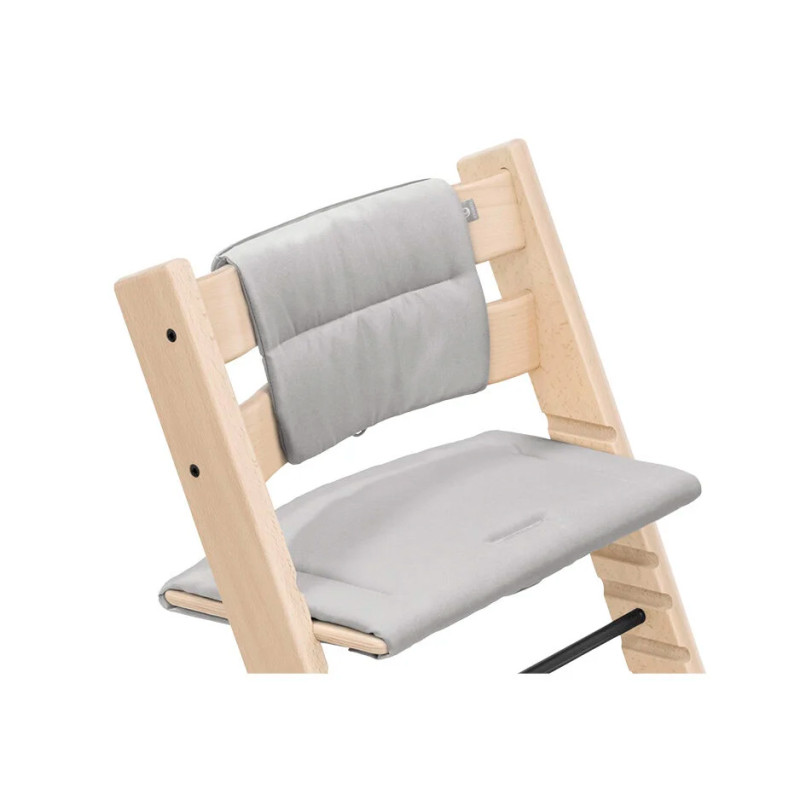cojín para la trona Tripp Trapp de Stokke en color gris anthracite