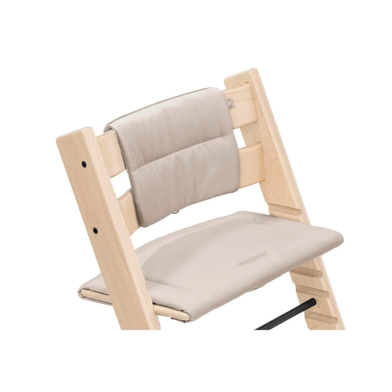 cojín para la trona Tripp Trapp de Stokke en color beige