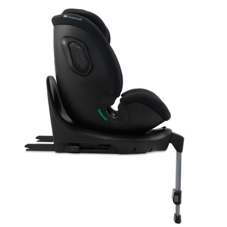 silla de coche xrider2 de Kinderkraft a favor de la marcha vista lateral en color negro