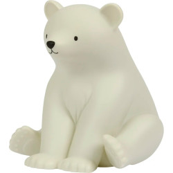 lámpara infantil con forma de oso polar de a little lovely company vista frontal 2