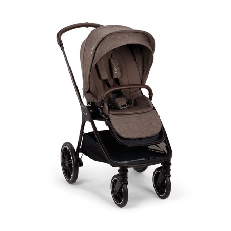 silla de paseo del carrito de bebé Triv Lx All-Season de Nuna en color marrón chestnut