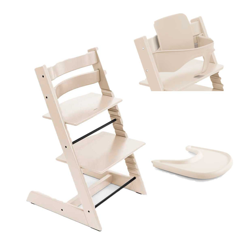 pack oferta tripp trapp trona babyset y bandeja