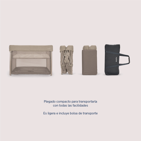 Cuna de viaje PAAL Nuna | Cuna portátil segura y plegable