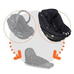 Beyond² silla de coche bebé plus test silla de coche i-Ssize fresh black cab 2
