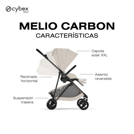 Cybex Melio Carbon carbon silla de paseo Ultra Ligera y Urbano