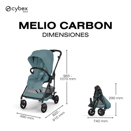 Cybex Melio Carbon carbon silla de paseo Ultra Ligera y Urbano