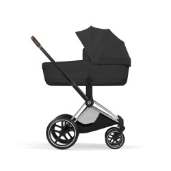 cochecito priam style de Cybex con chasis chrome brown en gris city grey 2
