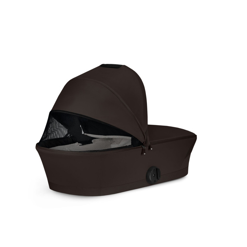 El capazo rígido Cybex Melio Cot en todos sus colores tiene una Ventana de malla "Sky View" integrada