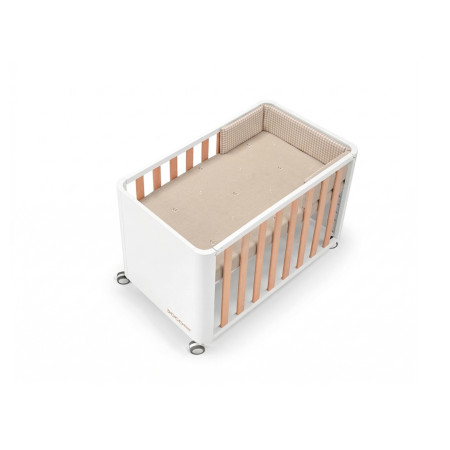 textiles cotinfant silva camel para minicuna 90 x 50 en una minicuna sleeping style