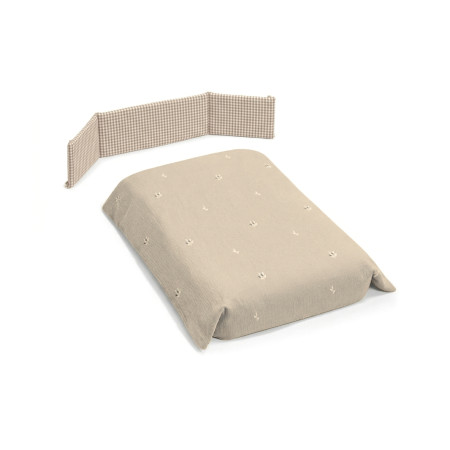 textiles cotinfant silva camel para minicuna 90 x 50