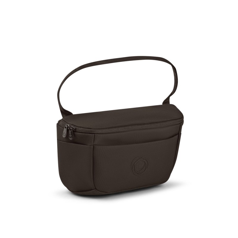 bolso organizador de bugaboo en marrón cocoa brown con asa