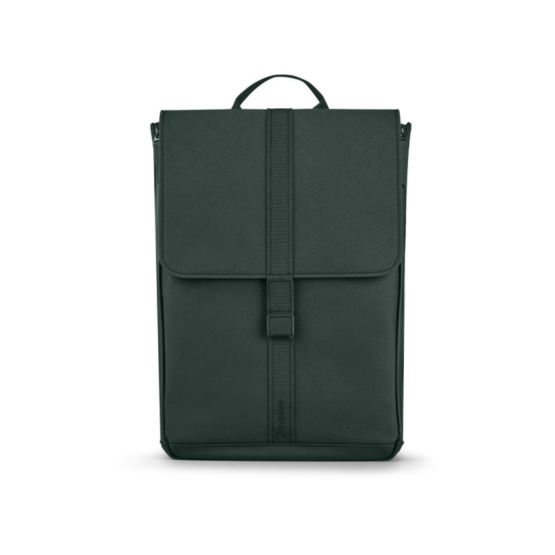 vista frontal de la mochila cambiador de Bugaboo en verde fern green