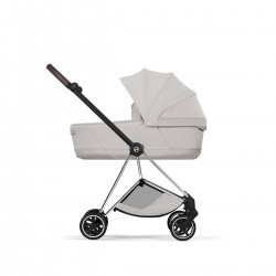 cochecito mios style de Cybex con chasis chrome brown en gris city grey