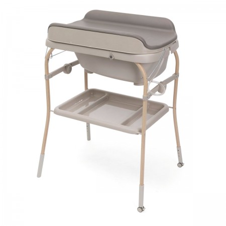 bañera cambiador Soft Bubble Armonia de Chicco en marrón scandinavian