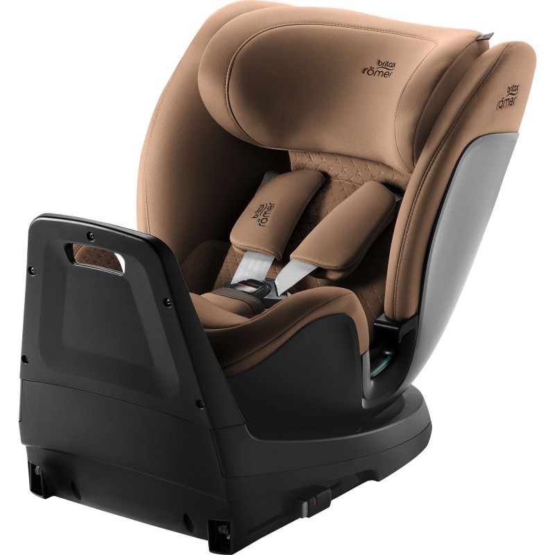 a contramarcha sin reductor de recién nacido de SWIVEL-GROW MAX AIR en color Warm Caramel