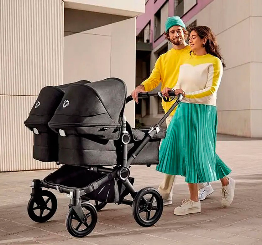 bungaboo donkey 5 gemelar tein en negro midnight black